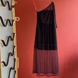 Elle Marvel Black Dress. Size-S. Colour -Black
